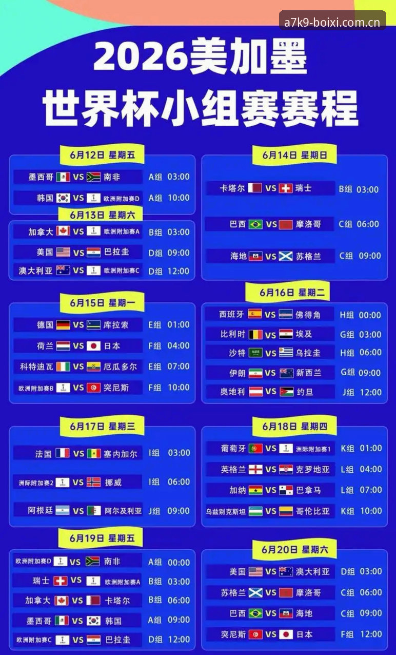 U17世界杯抽签揭晓，掌握赛事规律与博喜体育平台实用观赛指南